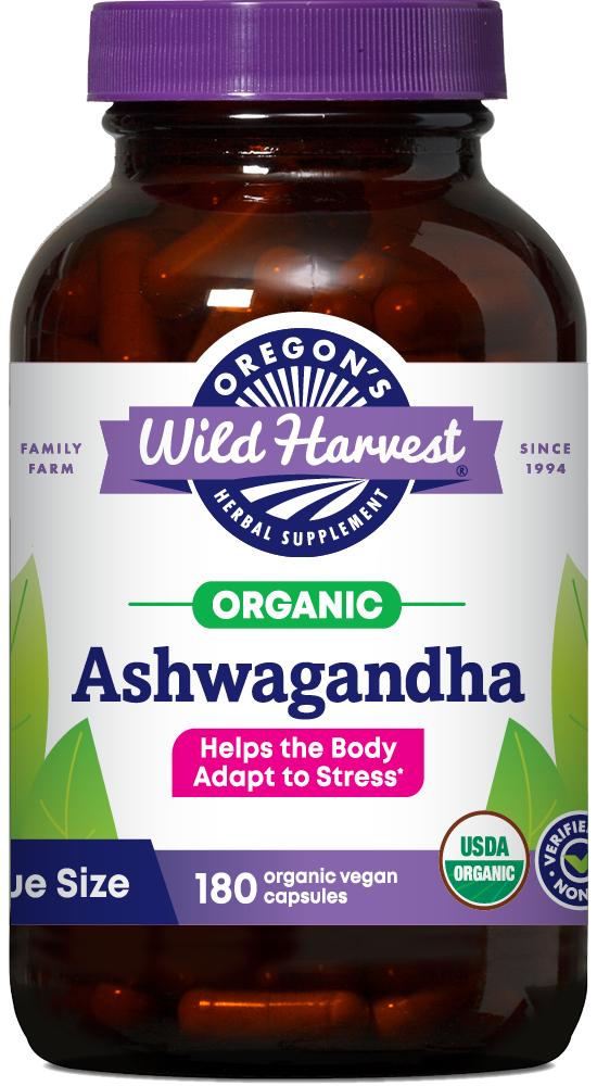 アジアジ Organic Ashwagandha Capsules | Oregon's Wild Harvest