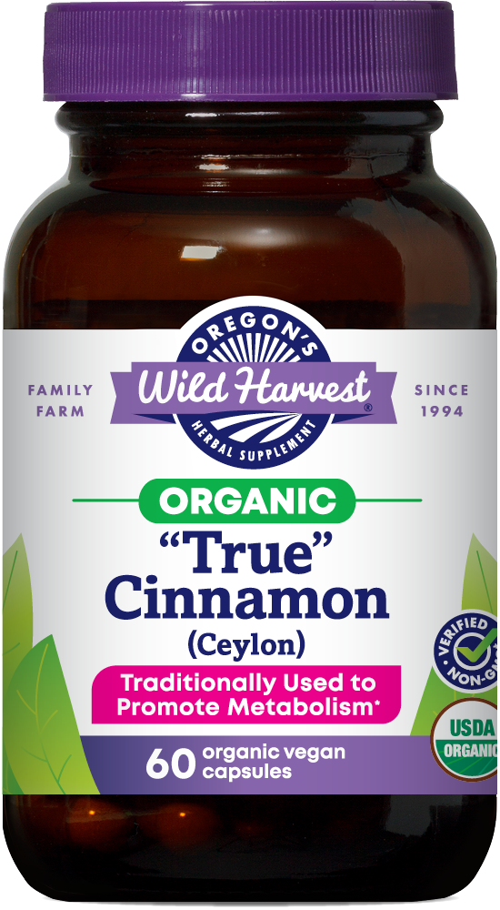 Cinnamon "True" (Ceylon) 60ct Capsules