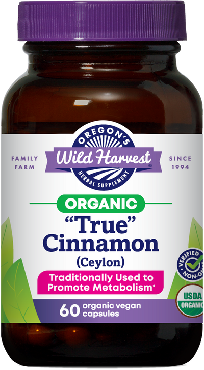 Cinnamon "True" (Ceylon) 60ct Capsules