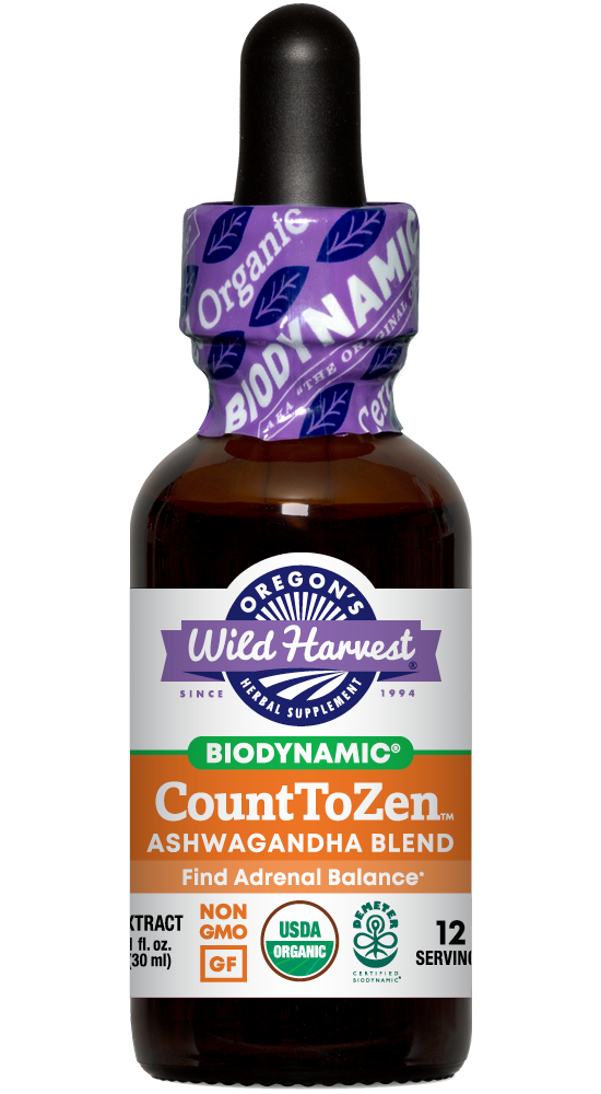 CountToZen™, Biodynamic Herbal Tonic 1 oz – Oregon's Wild Harvest