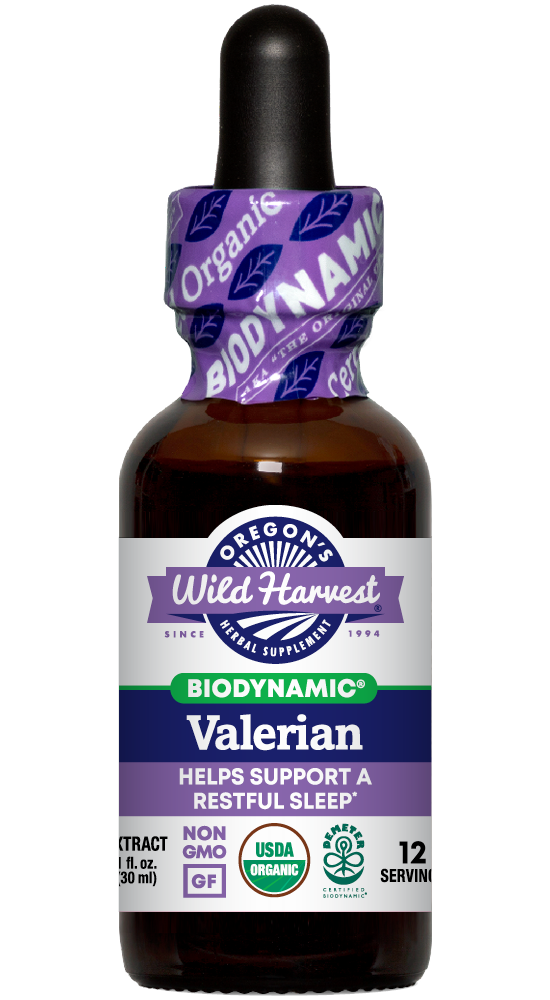 Valerian, Biodynamic Herbal Tonic 1 oz