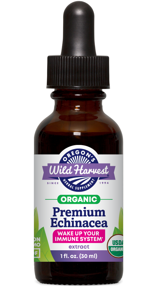 Organic Premium Echinacea Liquid Extract | Oregon's Wild Harvest