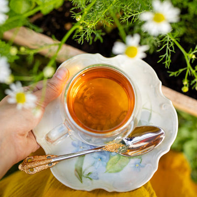 Back-to-School Herbal Care: Chamomile Tea Recipe for Sleep & Stress Relief, by Kami McBride