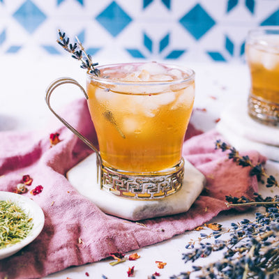 Refreshing Rose & Oatstraw Tea for Summer By Kami McBride