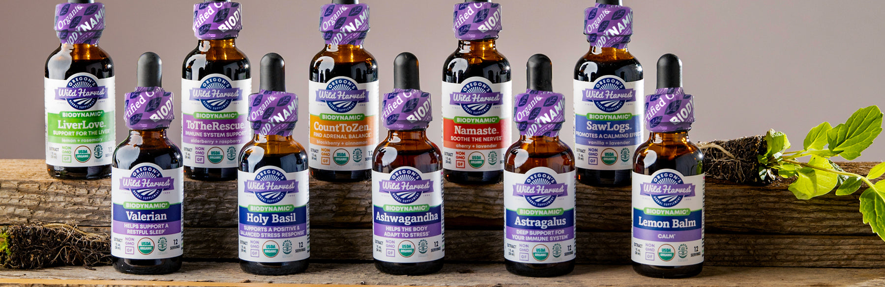 Biodynamic Herbal Tonics line