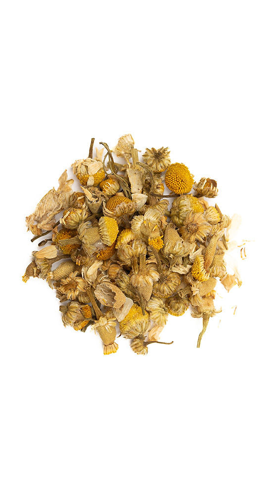 Chamomile organic dried flower whole pile