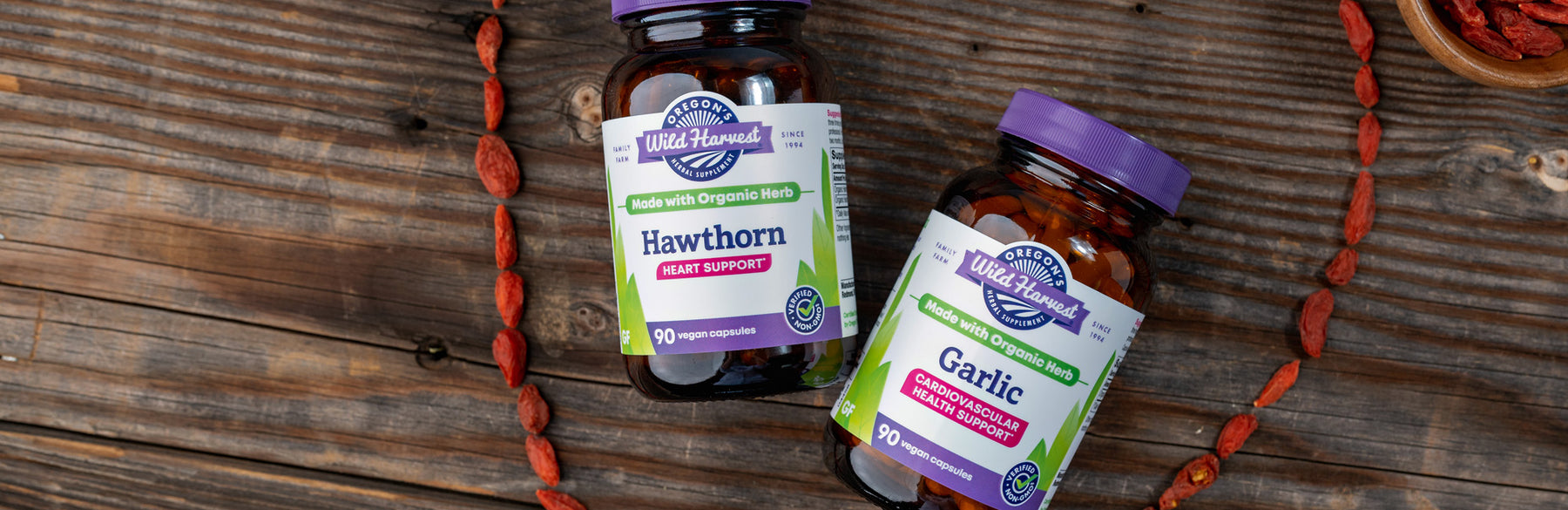 thumbnail image 2 of Hawthorn Berries 450mg 100 Capsules – Alkaline Health 2 of 14