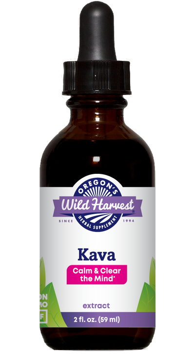 Kava 2oz extract bottle front