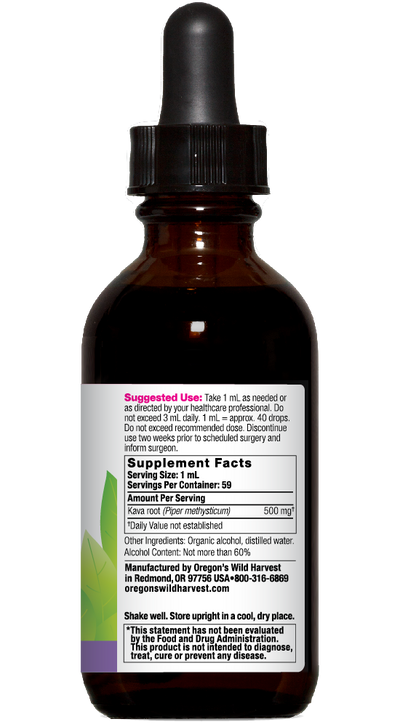 Kava 2oz extract bottle right