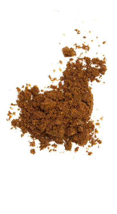 Saw Palmetto organic dried berry powder pile