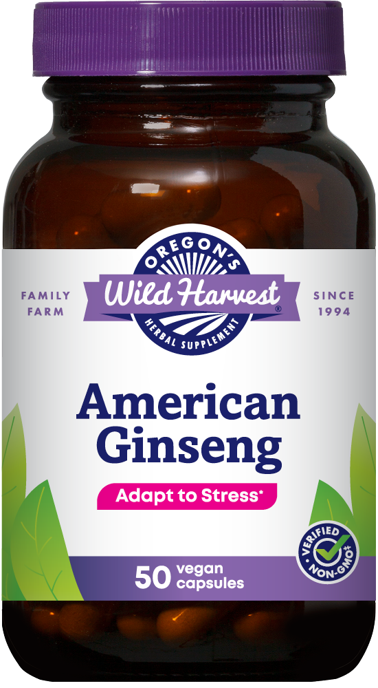 American Ginseng Capsules | Oregon's Wild Harvest