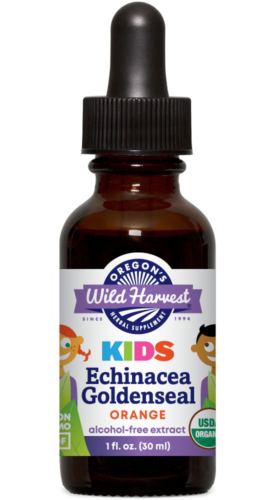 Alcohol-Free KIDS Echinacea Goldenseal, Organic 1oz.