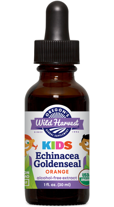 Alcohol-Free KIDS Echinacea Goldenseal, Organic 1oz.