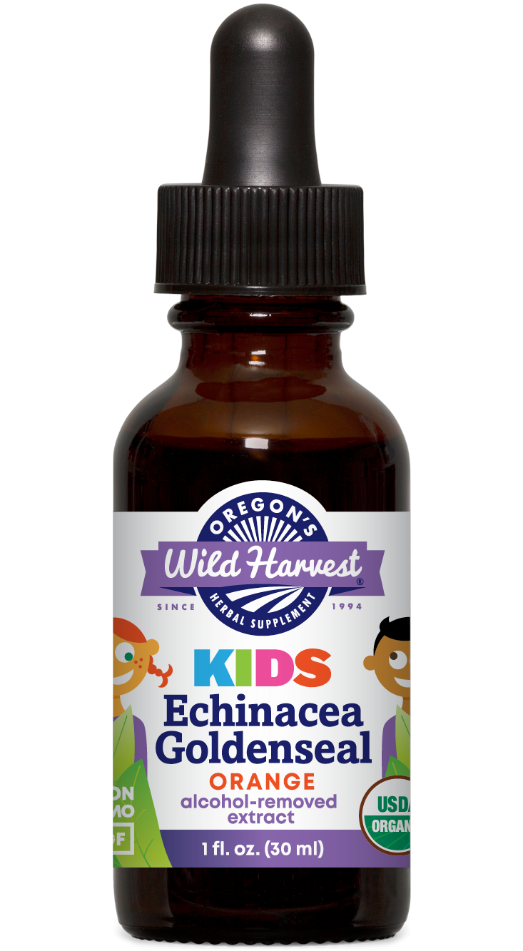 Alcohol-Removed KIDS Echinacea Goldenseal, Organic 1oz.
