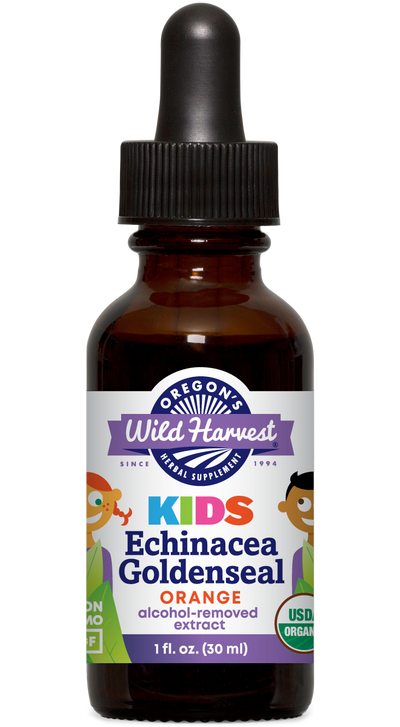 Alcohol-Removed KIDS Echinacea Goldenseal, Organic 1oz.
