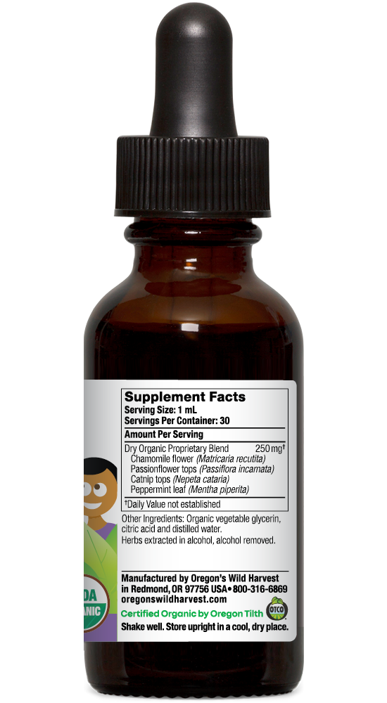 Alcohol-Removed KIDS Echinacea Goldenseal, Organic 1oz. right