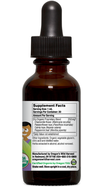 Alcohol-Removed KIDS Echinacea Goldenseal, Organic 1oz. right