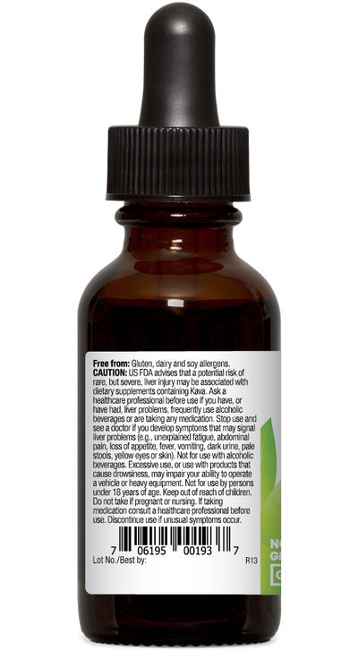 Kava 1oz extract bottle left