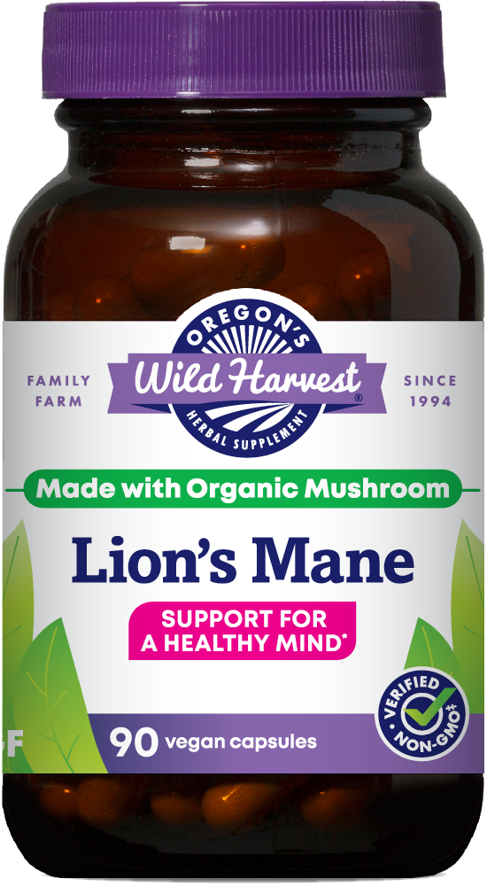 Organic Lions Mane Mushroom Capsules