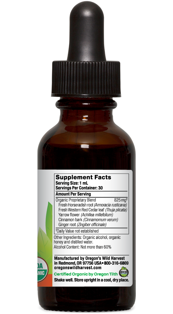 Organic SuperSinus™ Liquid Herbal Extract | Oregon's Wild Harvest