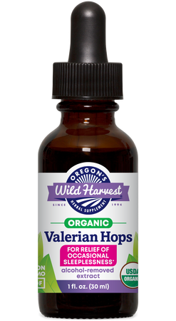 Organic Valerian Hops Alcohol-Removed Extract (Glycerite